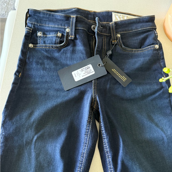 Rag & Bone Dark Blue Denim Jeans - Picture 2 of 10